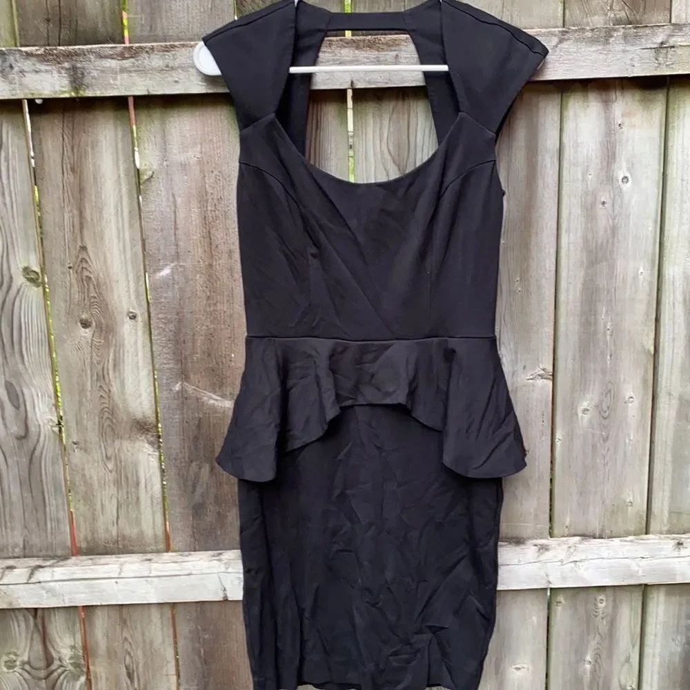 Bebe Peplum Dress sz. S